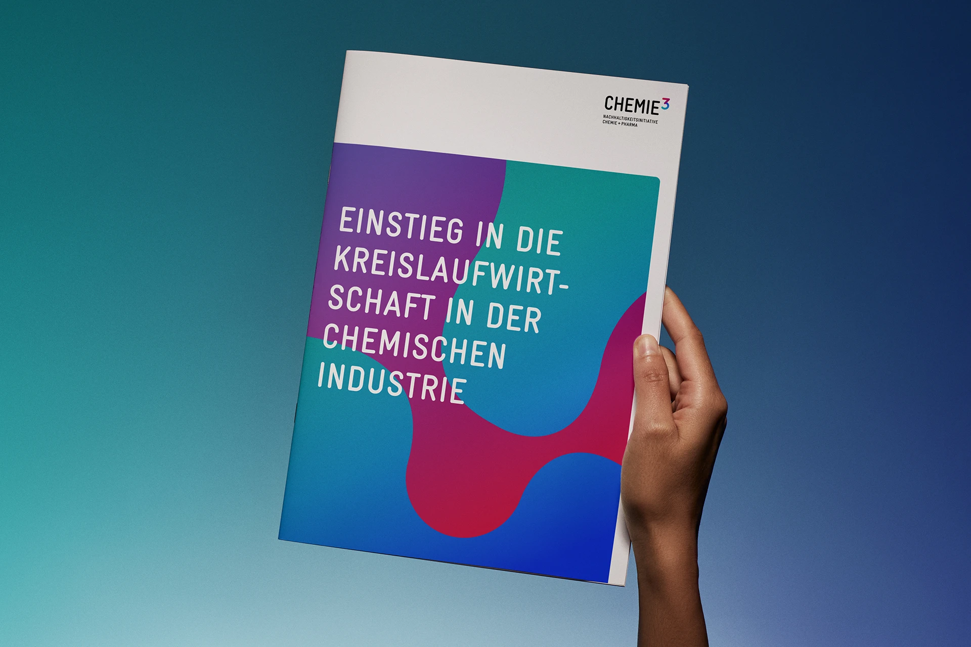 diemerschweig_chemie3_print-leitfaden-cover3 Print Cover des Broschüren Designs einer Chemie³ Publikation
