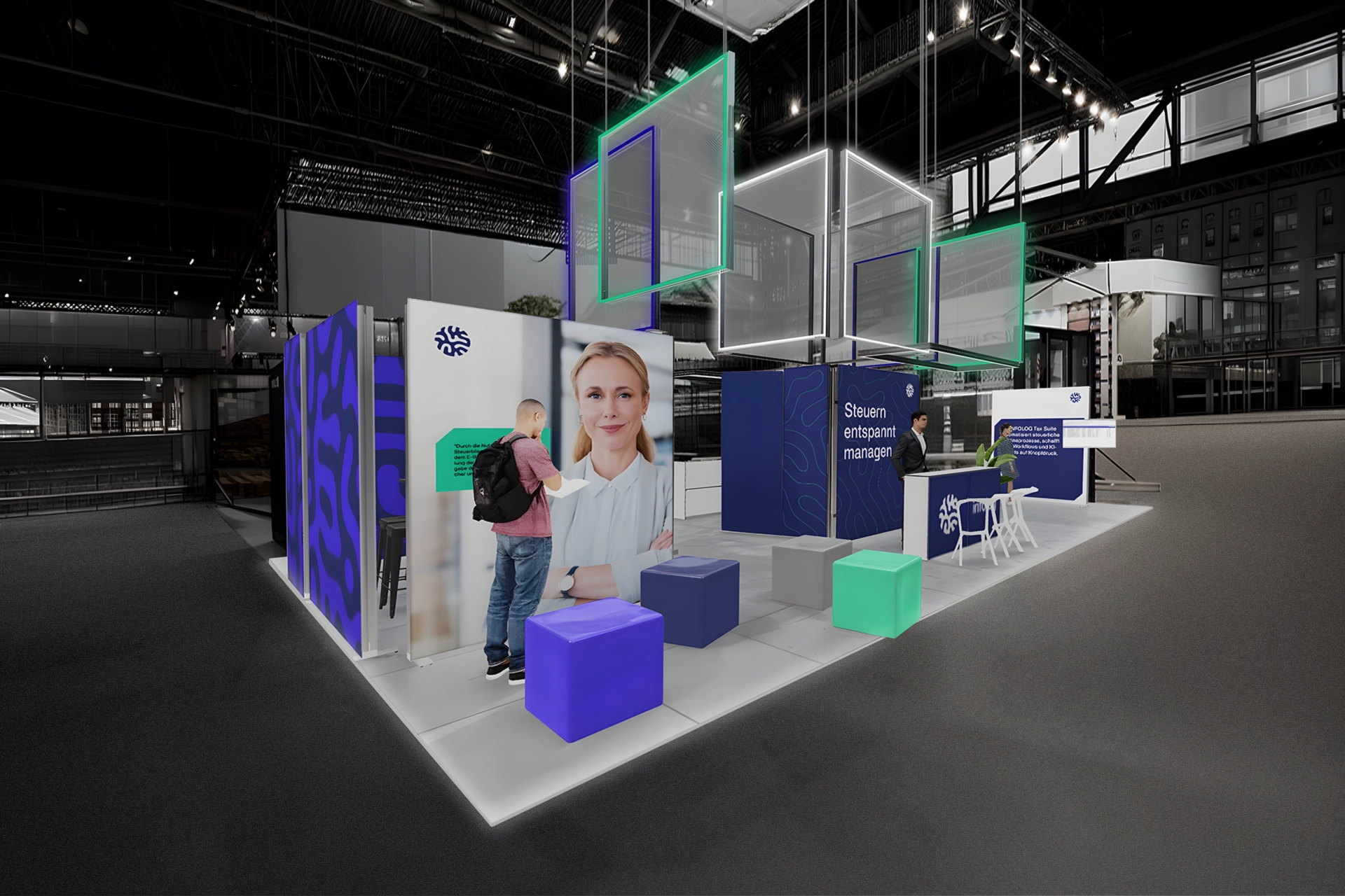 diemerschweig_infolog-messe-konzept Design Konzept des Messeauftritts für infolog Tex Tech