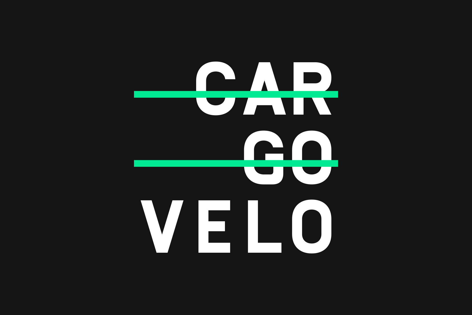 Logo Design für Cargo Velo © Diemer & Schweig Designstudio