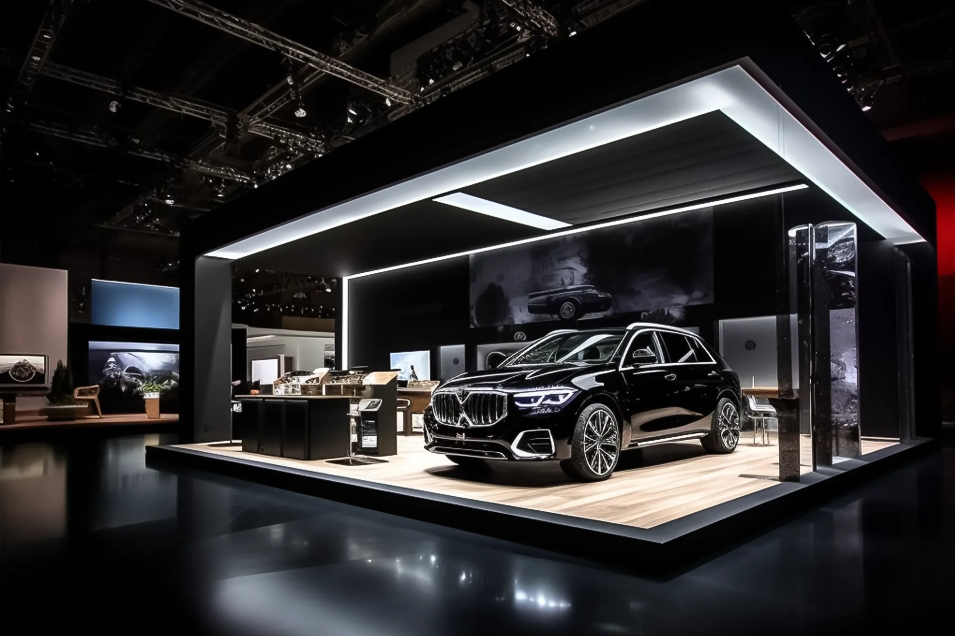 Messedesign Brand Space Design Automotive Trade Show © Diemer & Schweig Designstudio