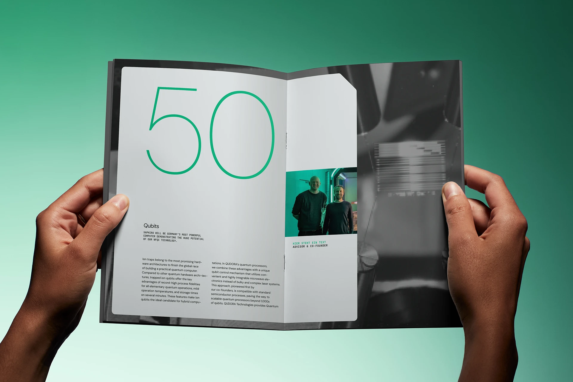 Print Design: Gestaltung einer Mastervorlage Infobroschüre