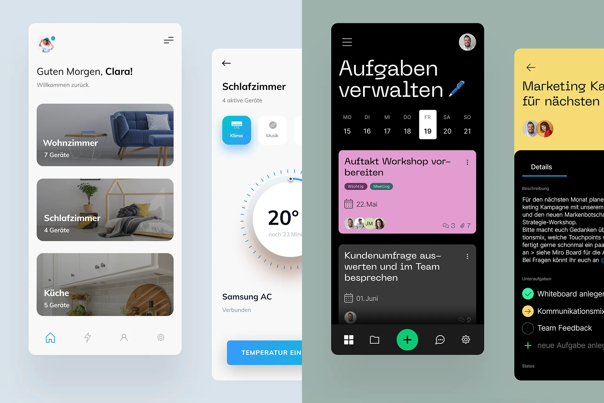 Als UX Design Agentur gestalten wir intuitives, nutzungszentriertes Interface Design für Apps, Websites und Webplattformen © Diemer & Schweig Designstudio